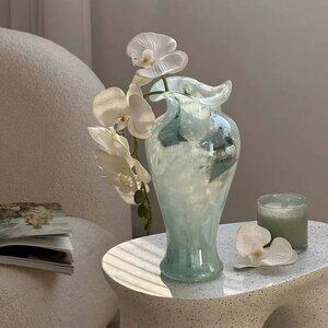 Minimal Cream Vase – Modern Decorative Piece